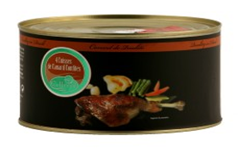 Confit cuisse d’Oie	  748 gr net