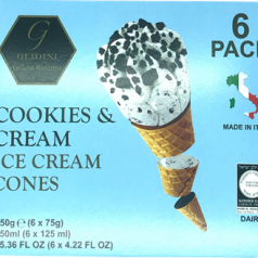 Cônes Cookies & Cream	 HALAVI