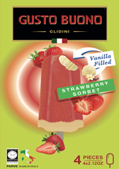 POP’S SLICE VANILLE/FRAISE X4