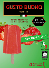 POP’S SLICE FRAISE X4