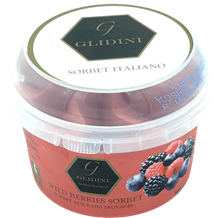 Sorbet Glidini FRUITS DES BOIS	 PARVE 500 ml