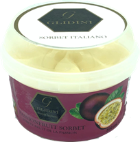 Sorbet Glidini PASSION	 PARVE 500 ml