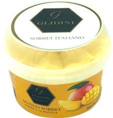 Sorbet Glidini MANGUE	 PARVE 500 ML