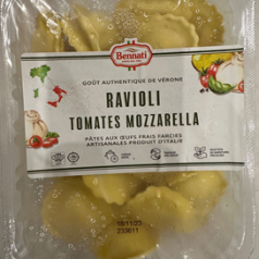 Ravioli Tomates Mozza	 300 gr