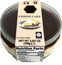 Dessert CHEESE CAKE	 100 gr