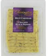 Cheddar aux Poivres	 en tranches 120 gr